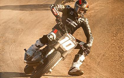 Steel Shoe Is “Sole” Of Flat-Track Motorcycle Racing